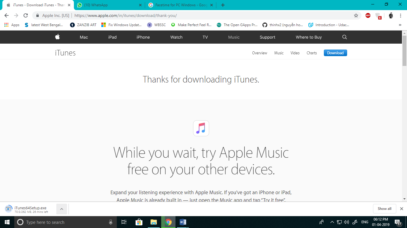 itunes not working with windows 10